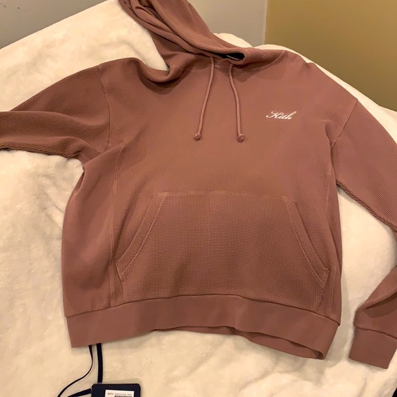 kith brown hoodie